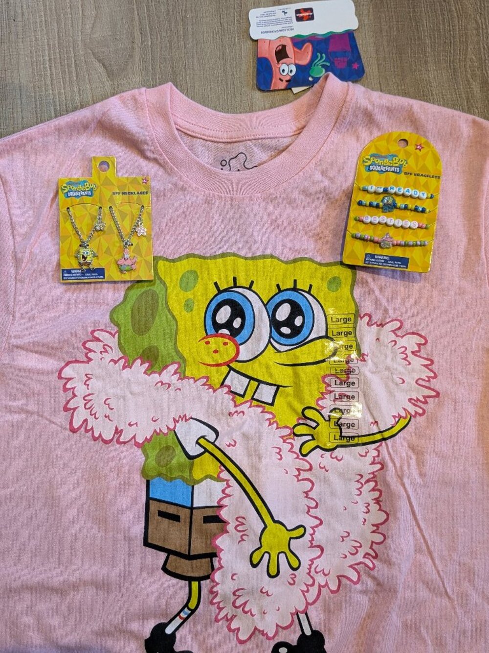 NWT Spongebob Pink Best Friends Gift Set